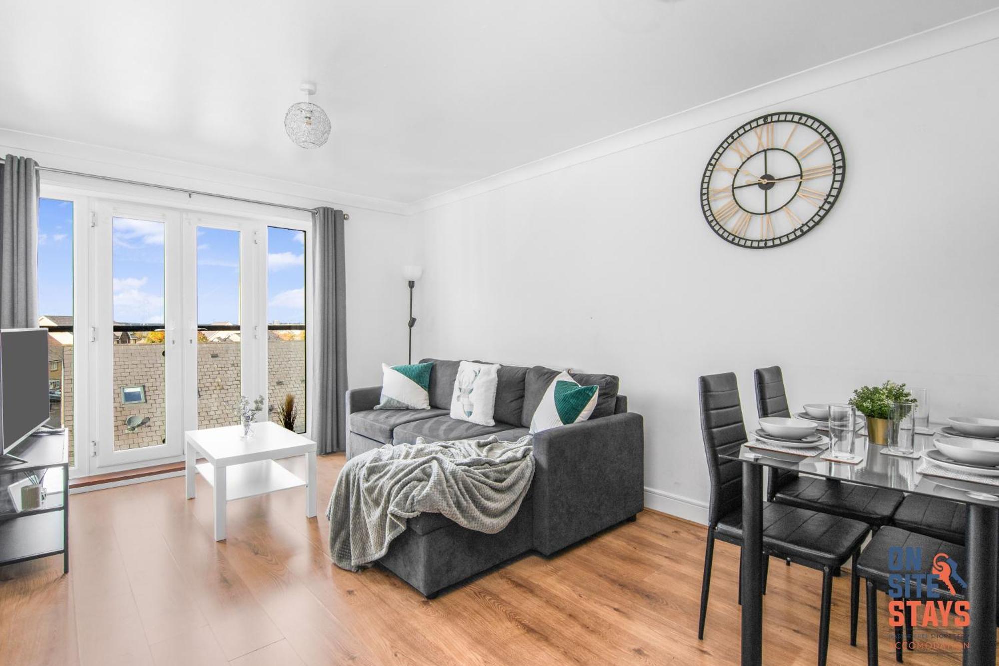 Onsitestays - Cosy 2-Bedroom Apartment With Free Parking, Wi-Fi & London Links Northfleet Экстерьер фото