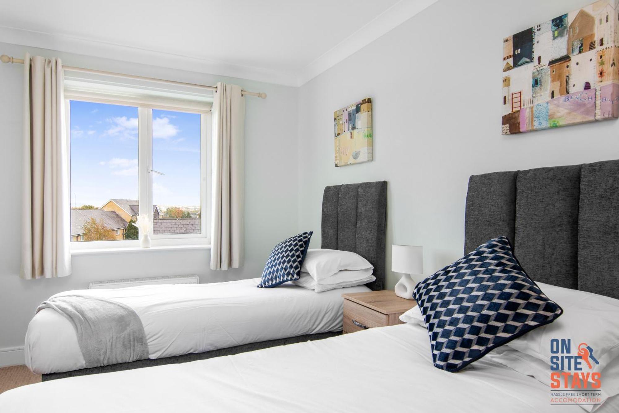 Onsitestays - Cosy 2-Bedroom Apartment With Free Parking, Wi-Fi & London Links Northfleet Экстерьер фото